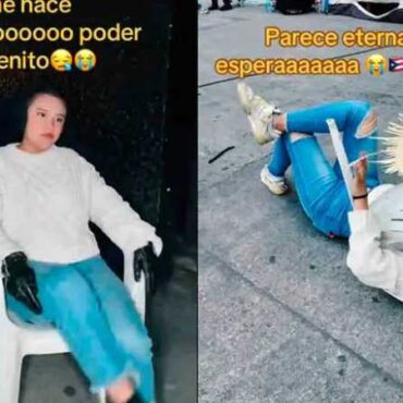 Fan acampa tres días para estar al frente en el concierto de Bad Bunny