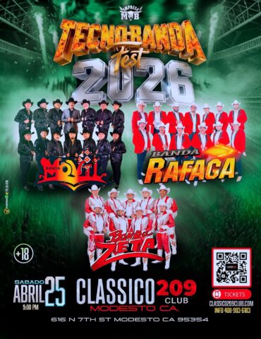 Tecnobanda Fest Classico 209 Modesto, CA Abril 25 2026