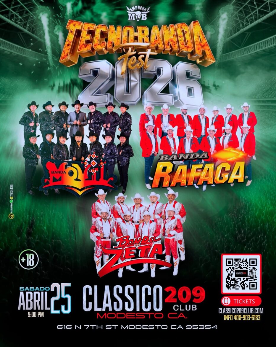 Tecnobanda Fest Classico 209 Modesto, CA Abril 25 2026